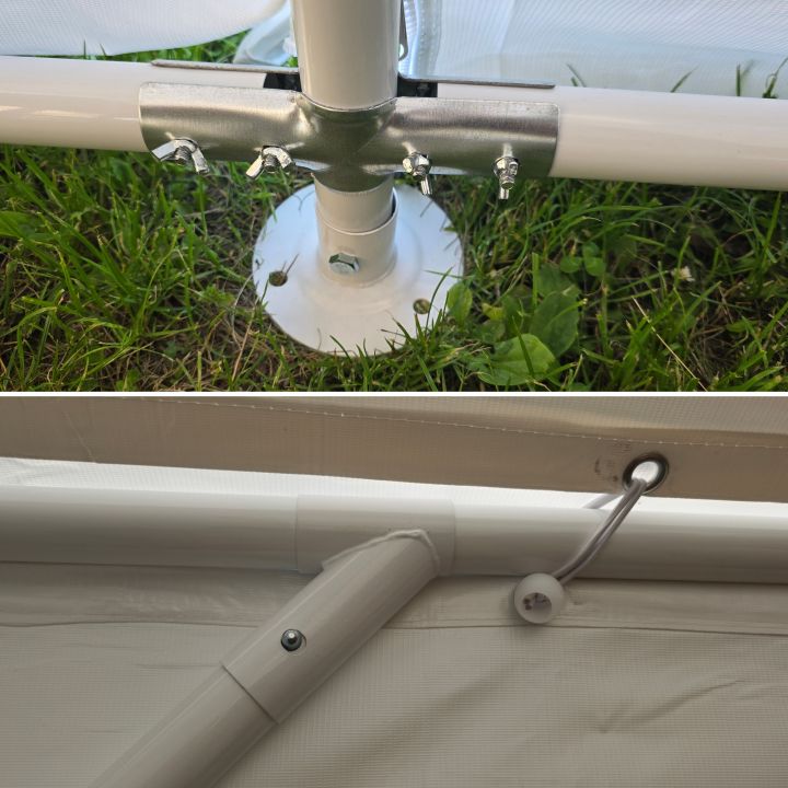 Párty stan bílý 4x4